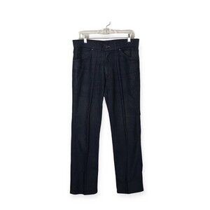 Levi's For Men's Vintage 80's Size 34x29 USA Straight Fit Dark Wash Denim Jeans